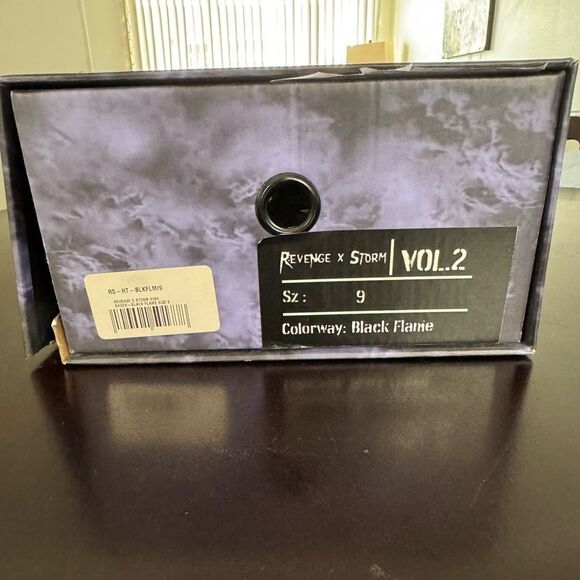 Revenge x Storm High Top Black Flame Sneakers - Picture 11 of 11